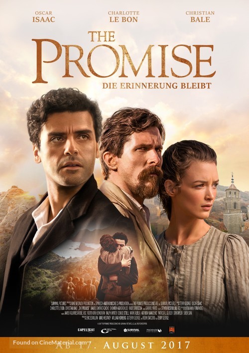 The Promise - German Movie Poster