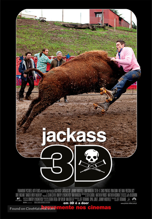 Jackass 3D - Portuguese Movie Poster