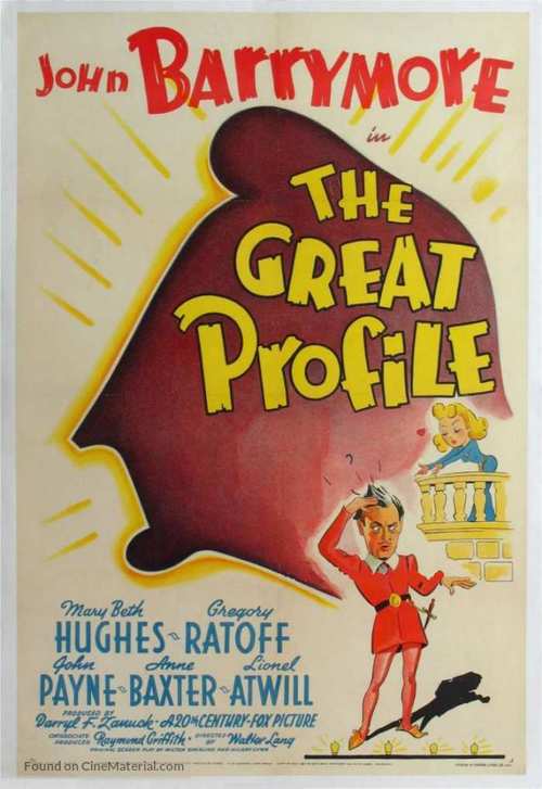 The Great Profile - Movie Poster