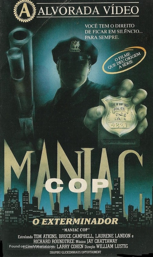 Maniac Cop - Brazilian Movie Cover