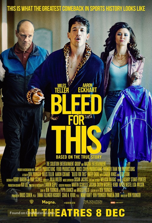 Bleed for This - Singaporean Movie Poster