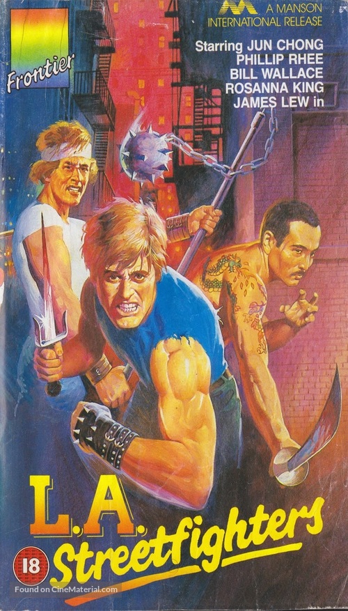 Los Angeles Streetfighter - British VHS movie cover