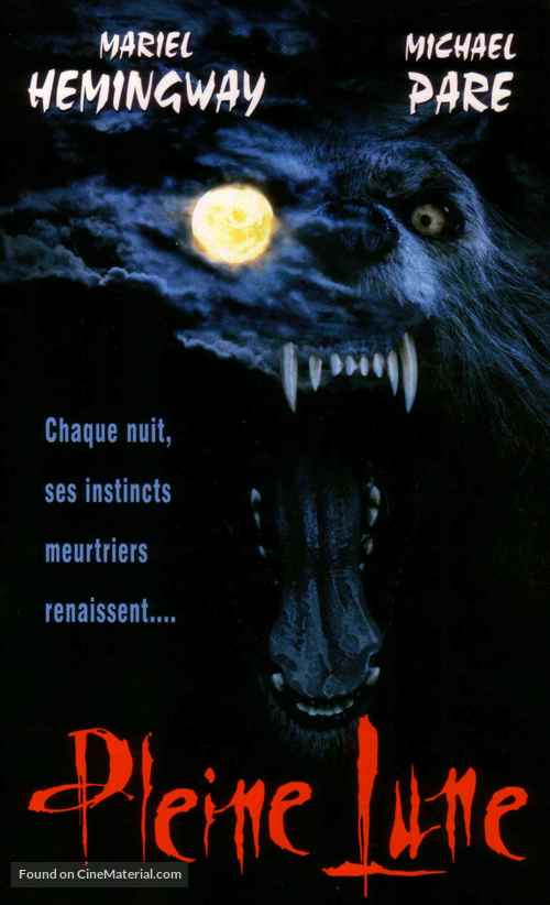 Bad Moon - French VHS movie cover