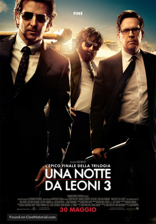 The Hangover Part III - Italian Movie Poster