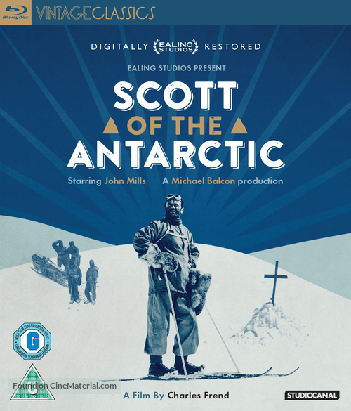 Scott of the Antarctic - British Blu-Ray movie cover