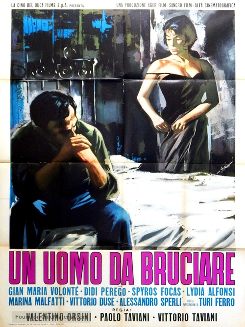 Un uomo da bruciare - Italian Movie Poster