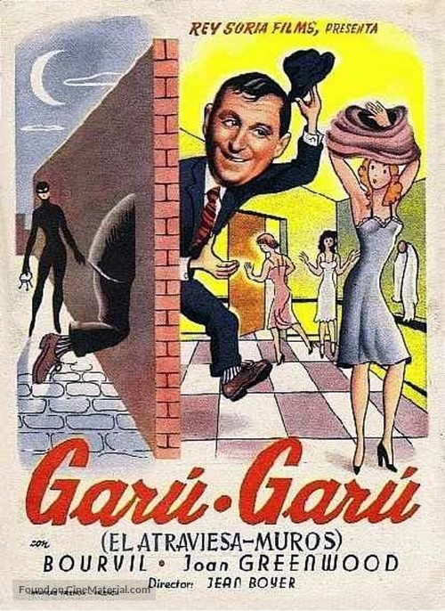 Le passe-muraille - Spanish Movie Poster
