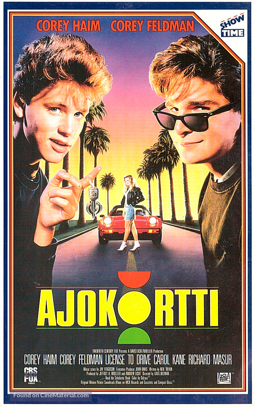 License to Drive - Finnish VHS movie cover