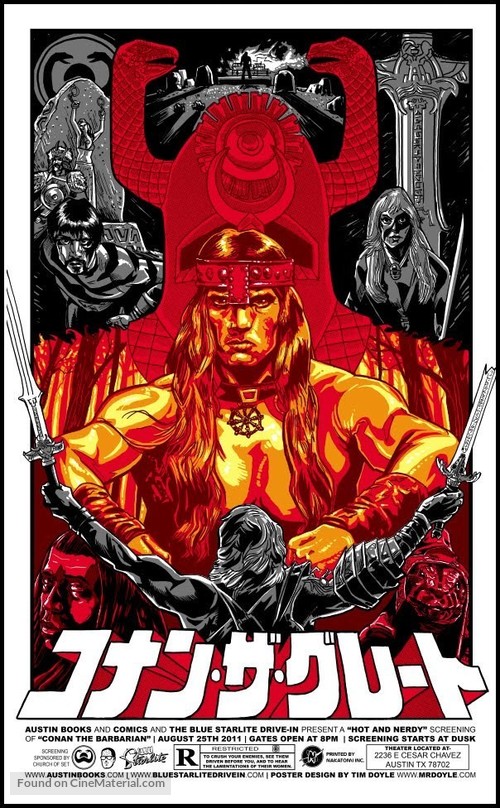 Conan The Barbarian - Homage movie poster