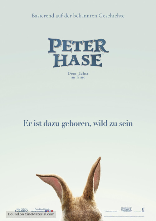 Peter Rabbit - German Movie Poster