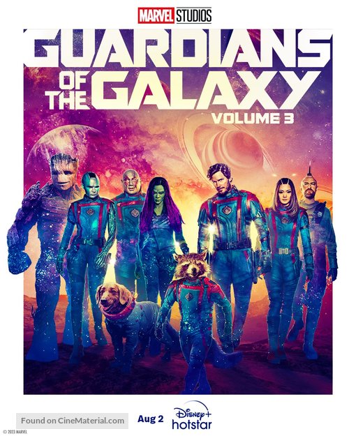 Guardians of the Galaxy Vol. 3 - Indian Movie Poster