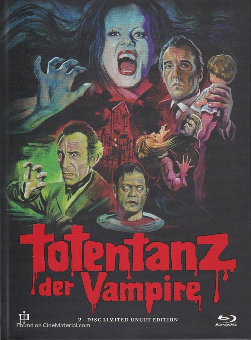 The House That Dripped Blood - German Blu-Ray movie cover