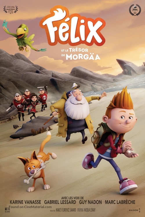 F&eacute;lix et le tr&eacute;sor de Morg&auml;a - Canadian Movie Poster