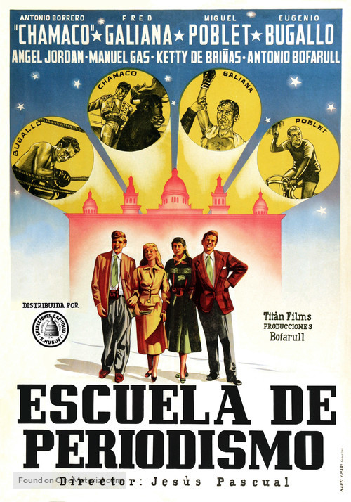 Escuela de periodismo - Spanish Movie Poster