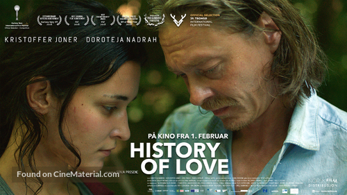 Zgodovina ljubezni - Norwegian Movie Poster