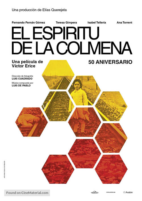 El esp&iacute;ritu de la colmena - Spanish Movie Poster