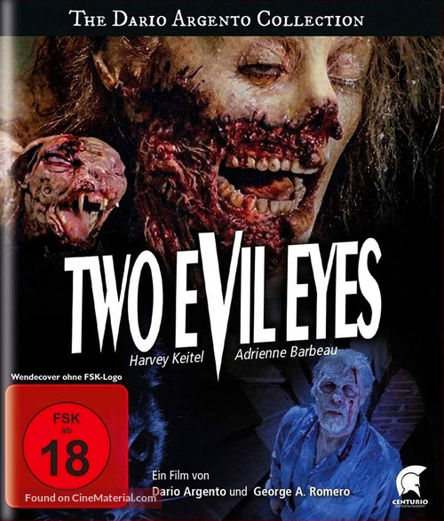 Due occhi diabolici - German Blu-Ray movie cover
