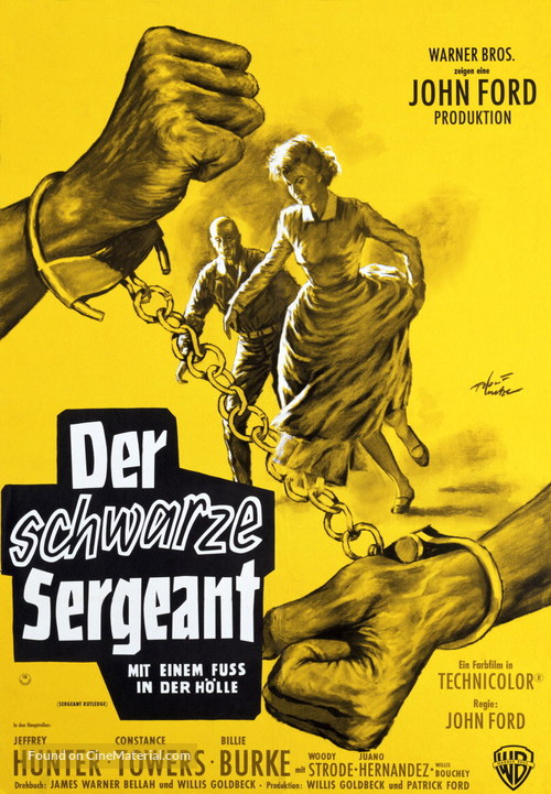 Sergeant Rutledge - German Movie Poster