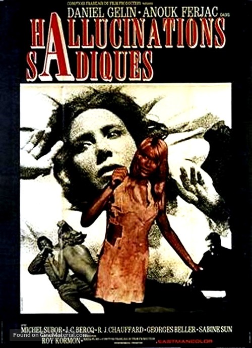 Hallucinations sadiques - French Movie Poster