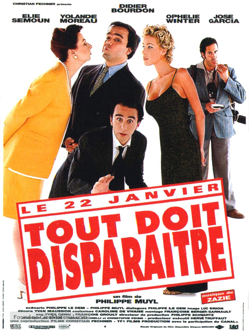 Tout doit dispara&icirc;tre - French Movie Poster