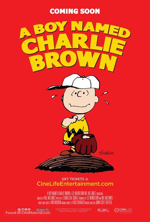 A Boy Named Charlie Brown - Re-release movie poster