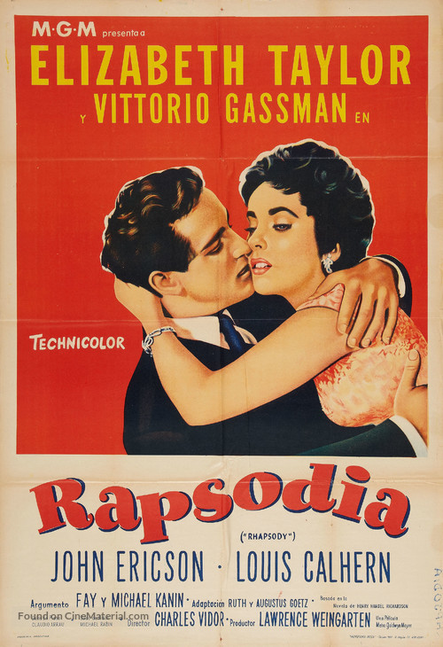 Rhapsody - Argentinian Movie Poster
