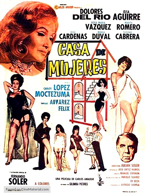 Casa de mujeres - Mexican Movie Poster