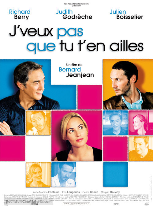 J&#039;veux pas que tu t&#039;en ailles - French Movie Poster