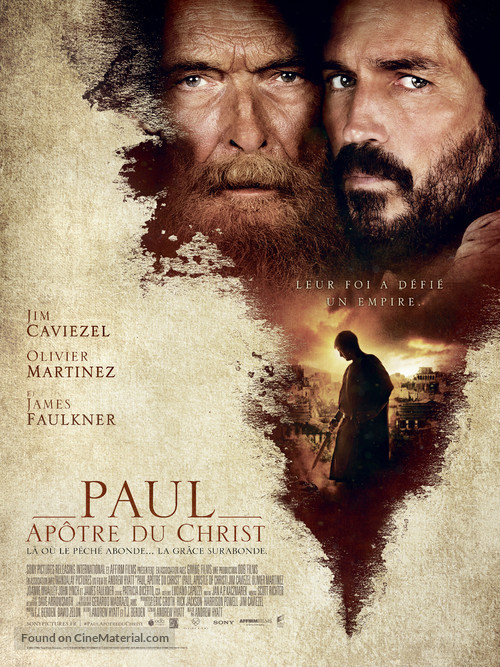 Paul, Apostle of Christ - French Movie Poster