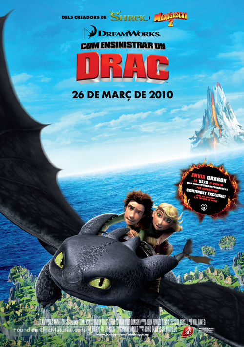 How to Train Your Dragon - Andorran Movie Poster