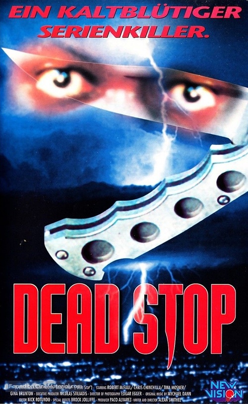 Dead Stop - German VHS movie cover