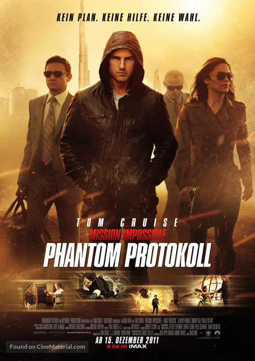 Mission: Impossible - Ghost Protocol - German Movie Poster