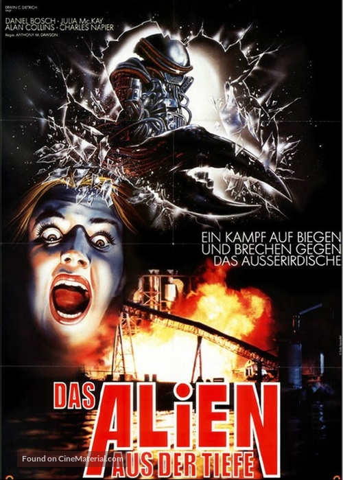 Alien degli abissi - German Movie Poster