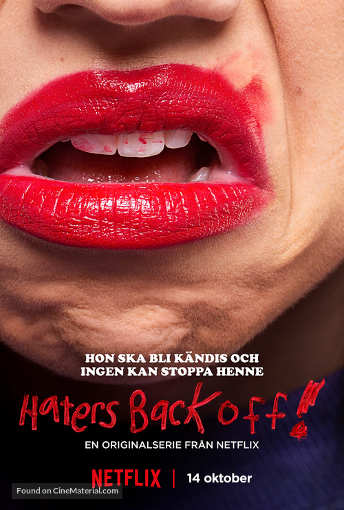 &quot;Haters Back Off&quot; - Swedish Movie Poster