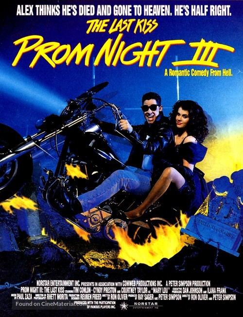 Prom Night III: The Last Kiss - Movie Poster