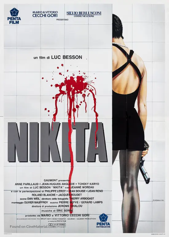 Nikita (1990) Italian movie poster