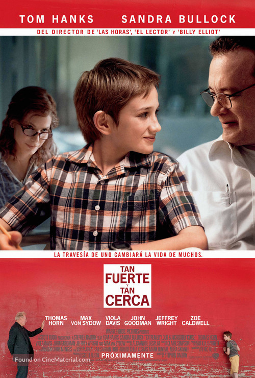 Extremely Loud &amp; Incredibly Close - Argentinian Movie Poster