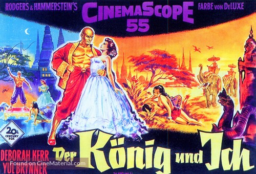 The King and I - German Movie Poster