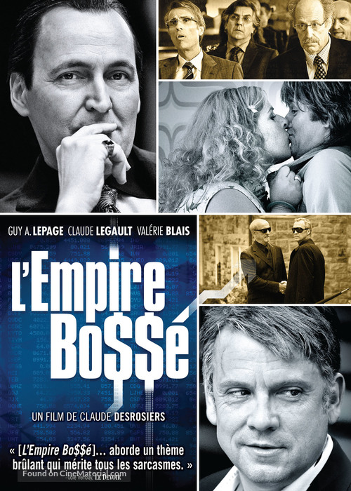 L&#039;Empire Bo$$&eacute; - Canadian DVD movie cover