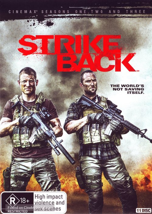 &quot;Strike Back&quot; - Australian DVD movie cover