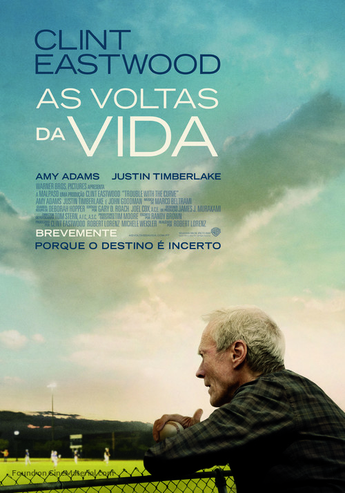 Trouble with the Curve - Portuguese Movie Poster
