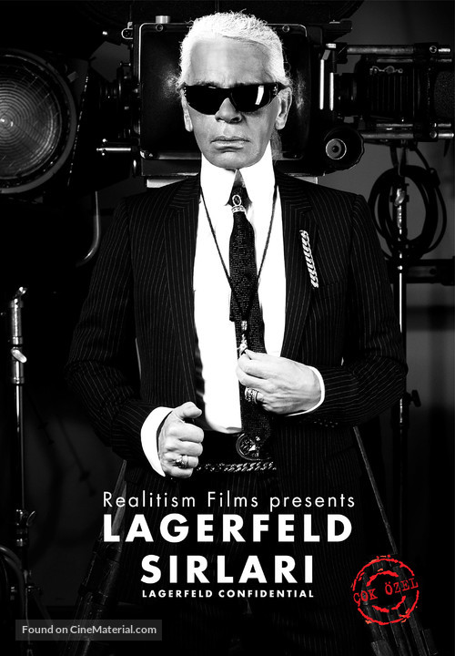 Lagerfeld Confidentiel - Turkish Movie Poster