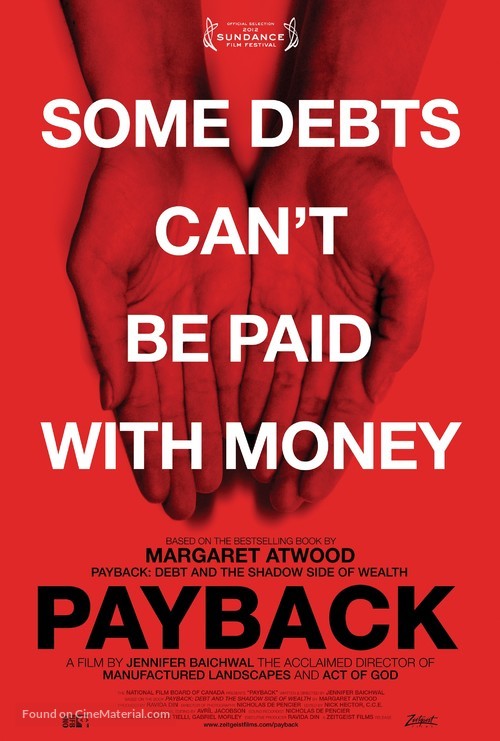 Payback: Debt and the Shadow Side of Wealth - Canadian Movie Poster