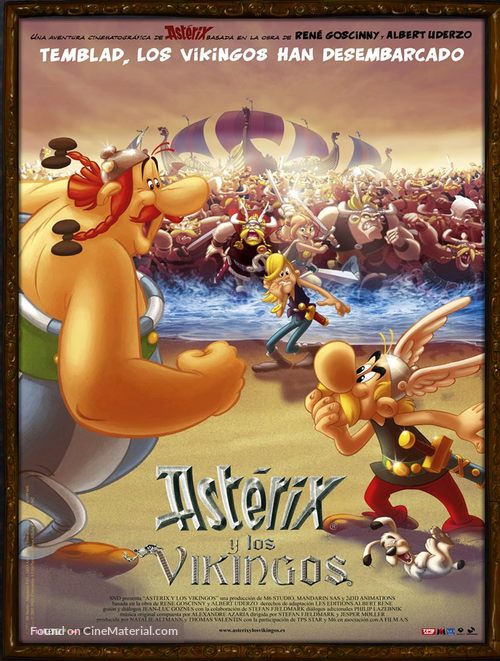 Ast&egrave;rix et les Vikings - Spanish poster