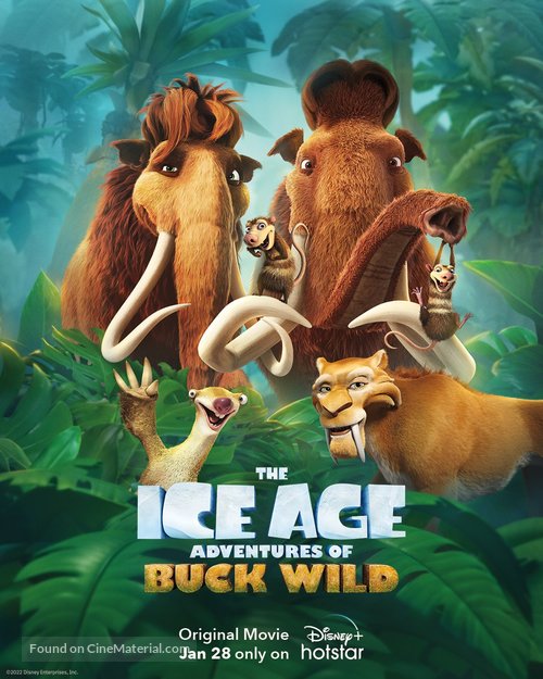 The Ice Age Adventures of Buck Wild - Indian Movie Poster