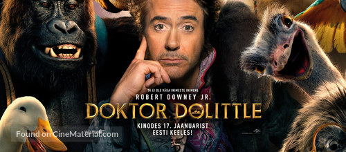 Dolittle - Estonian Movie Poster