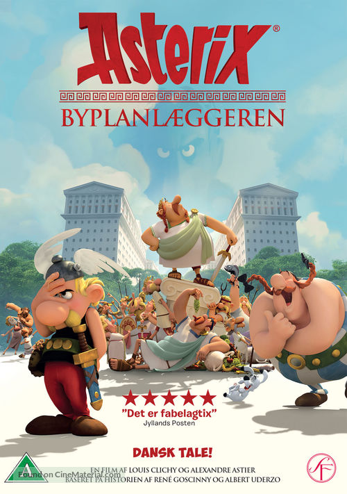 Ast&eacute;rix: Le domaine des dieux - Danish DVD movie cover