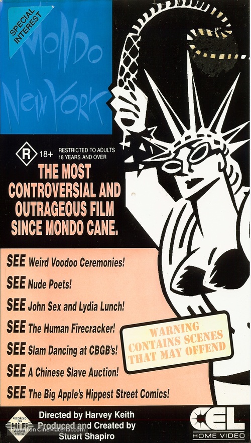 Mondo New York - Australian VHS movie cover