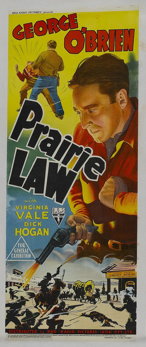 Prairie Law - Australian Movie Poster