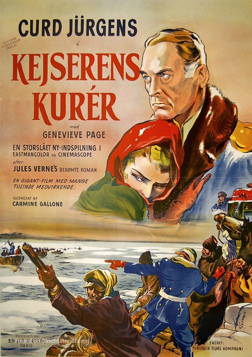 Michel Strogoff - Danish Movie Poster